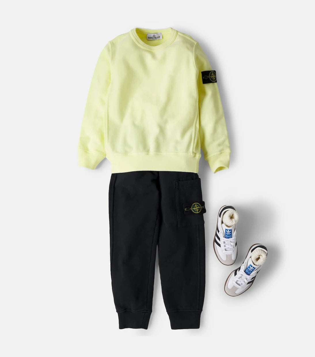 Stone Island Junior - Compass cotton jersey sweatshirt