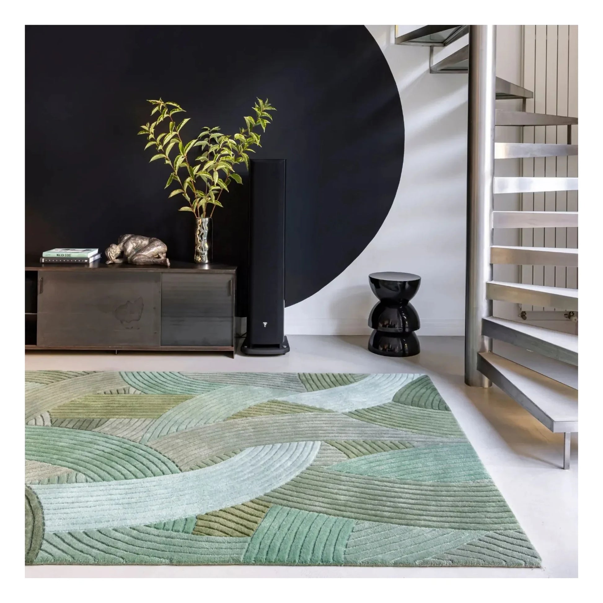 Edito - Canopée wool carpet | Green