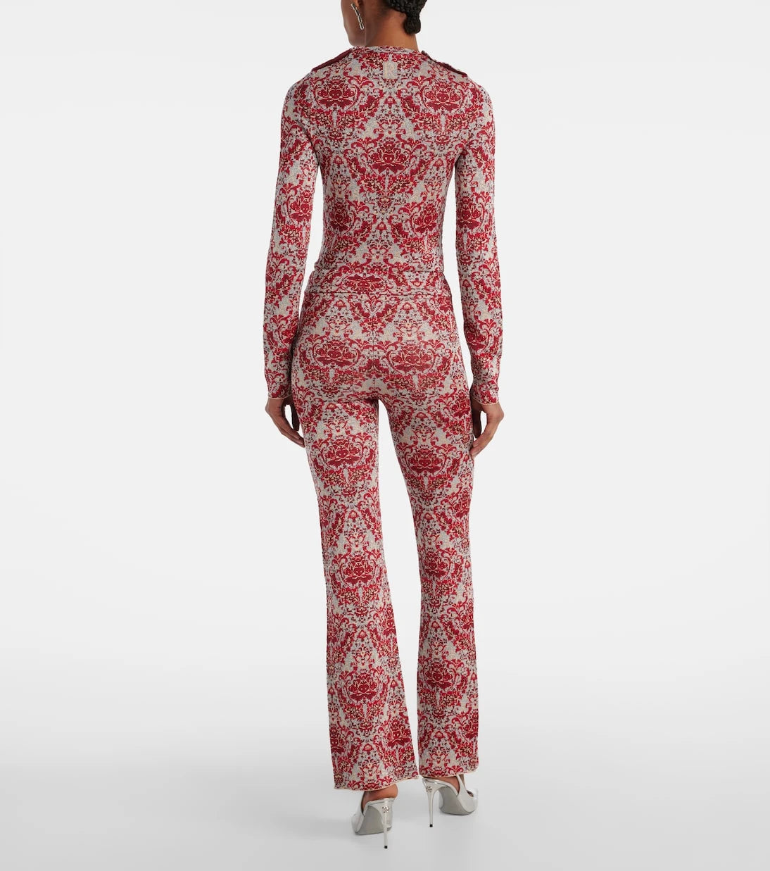 Rabanne - Paisley straight pants