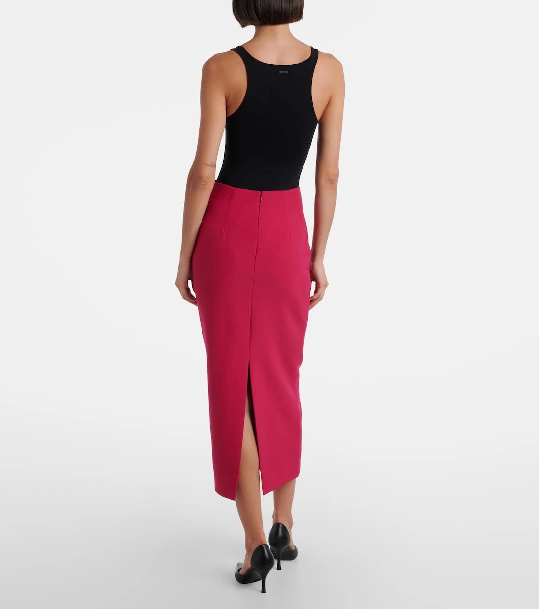 Roland Mouret - High-rise cady pencil skirt
