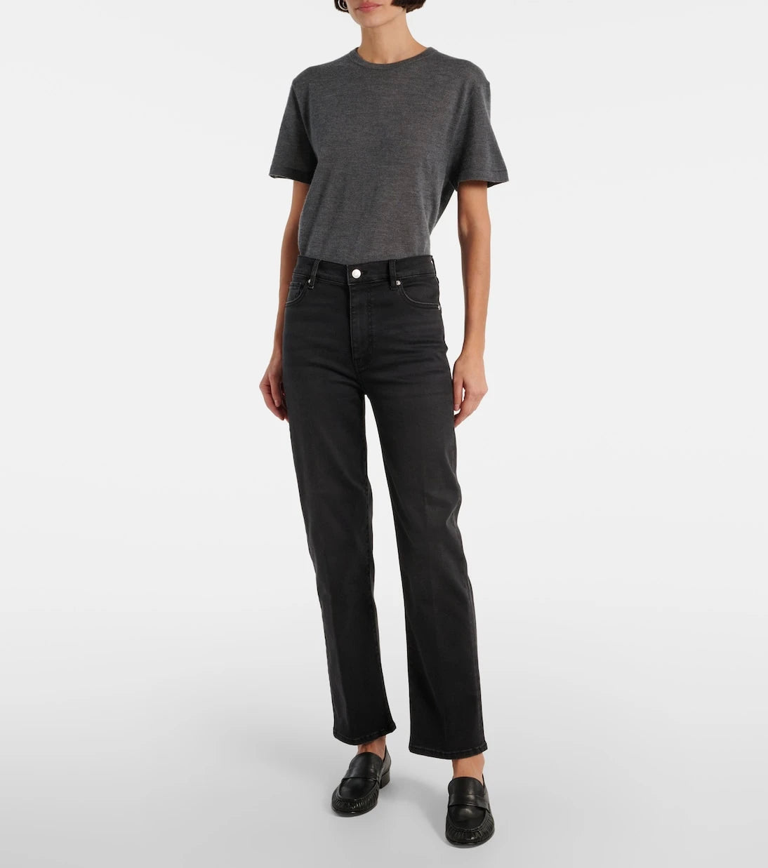 Frame - Le Sleek high-rise straight jeans