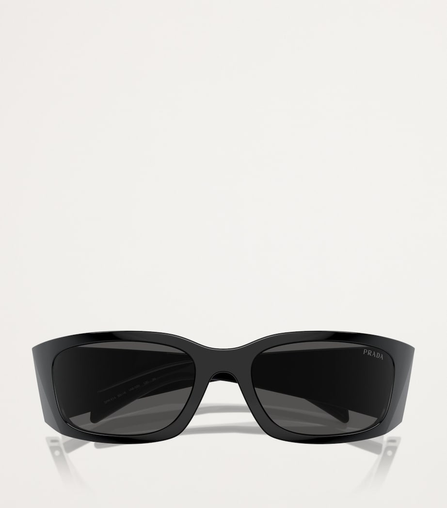 Prada Black Acetate PR A14S Sunglasses