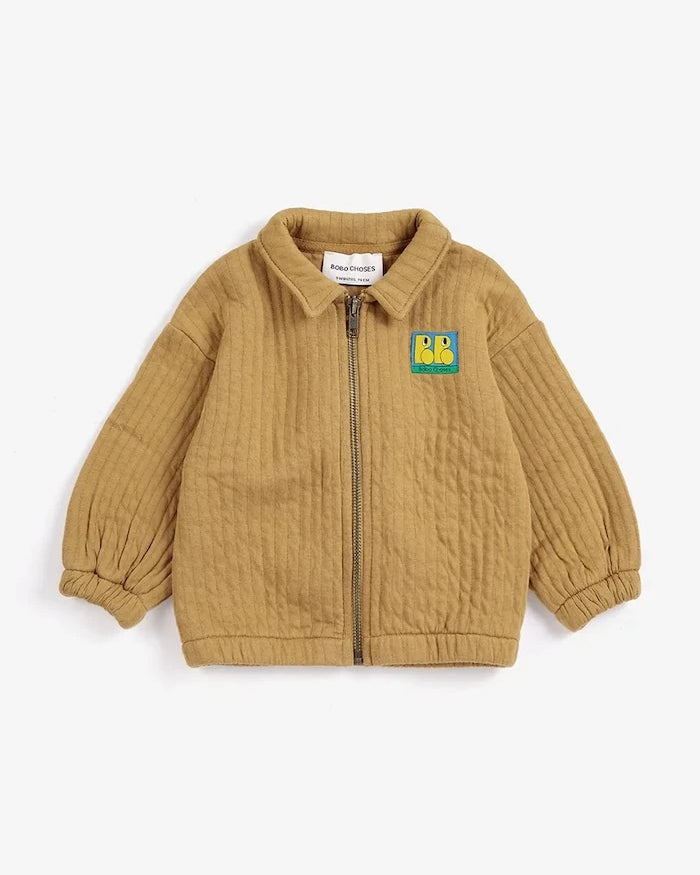 Bobo Choses çocuklar için pamuklu fermuarlı sweatshirt