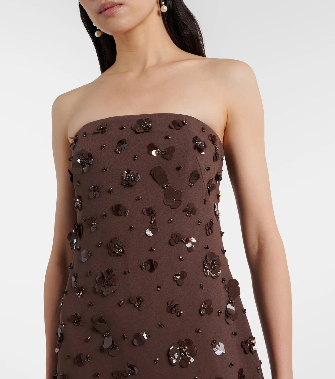 Simkhai - Serafina embellished bustier gown