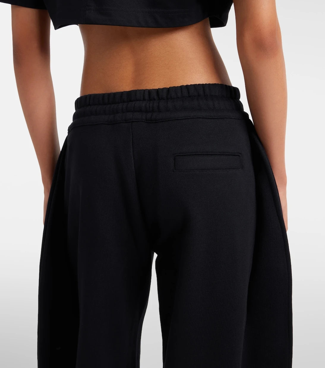 Alaïa - Cotton fleece sweatpants