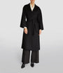 Max Mara Black Cashmere Ludmilla Wrap Coat