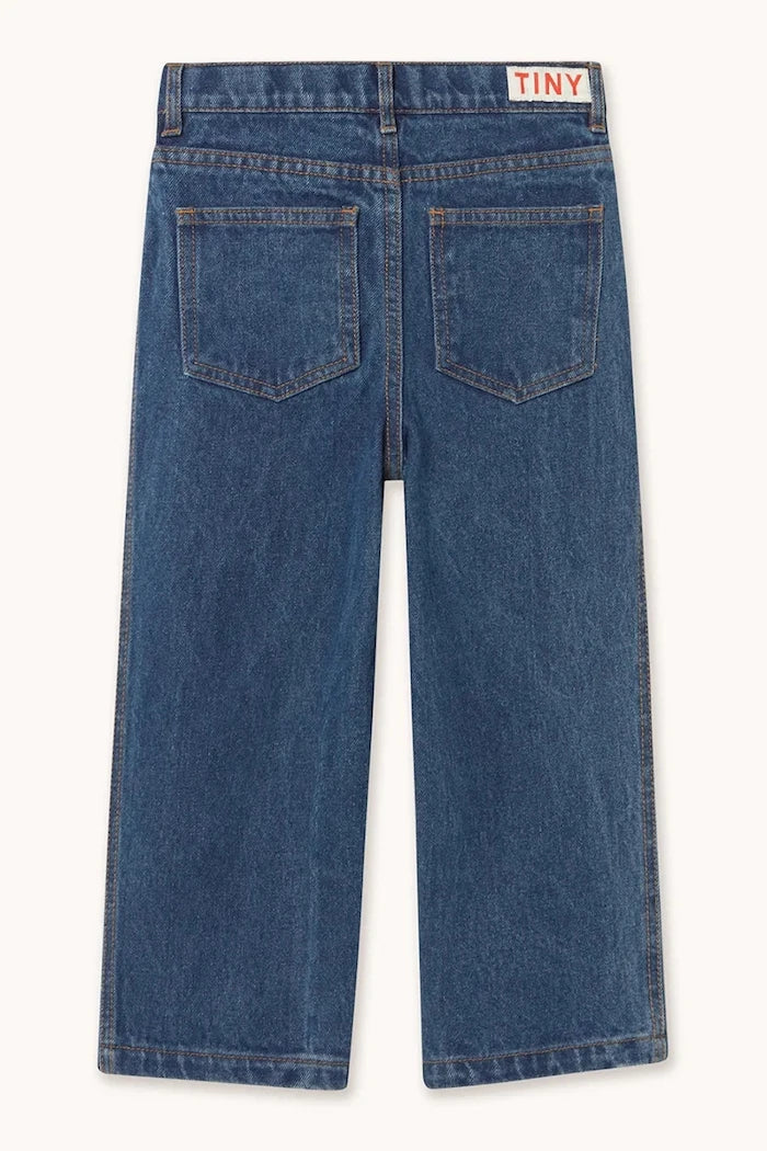 Çocuklar için straight jean TINY APPLES DENIM PANT