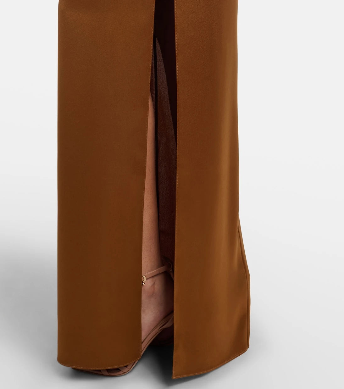 Galvan - Satin bustier gown