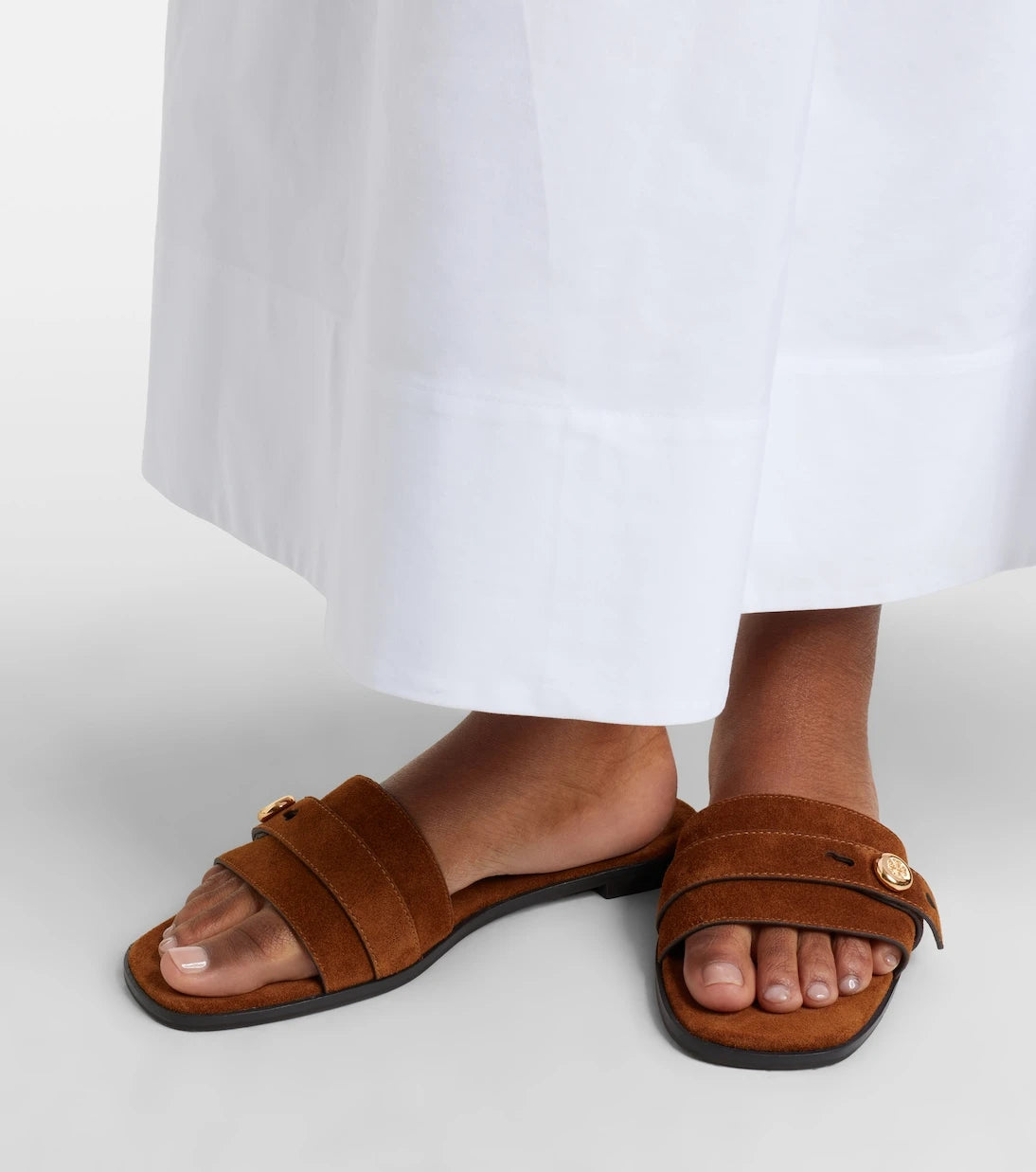 Tory Burch - Romy suede slides