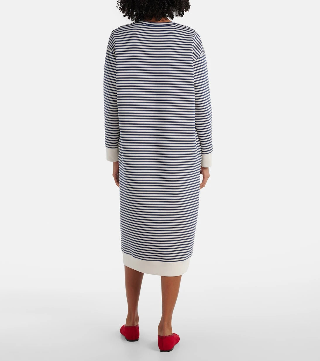 فستان ميدي مخطط من جيرسيه "كالا" من S Max Mara
