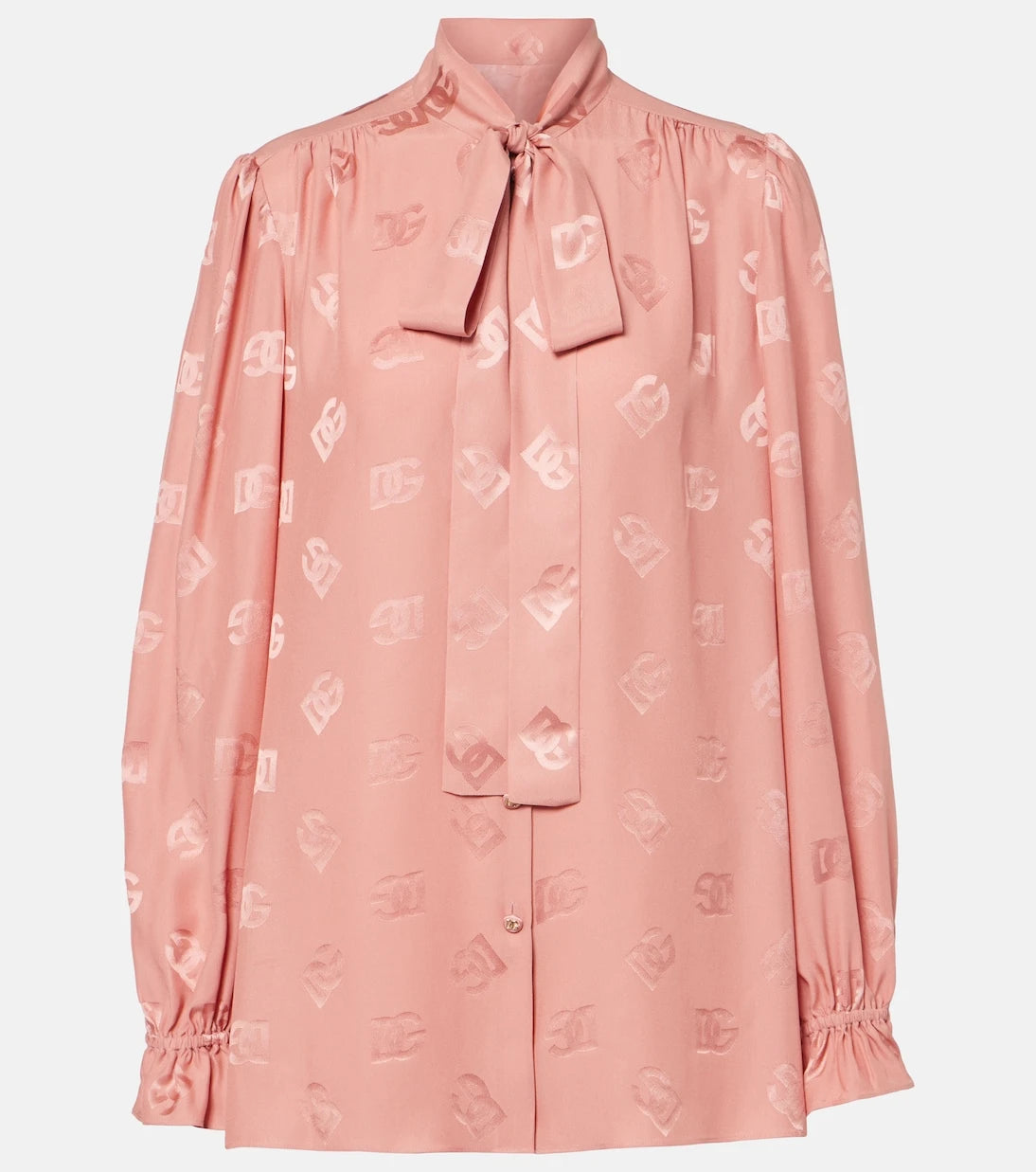 Dolce&Gabbana - DG ipek saten bluz