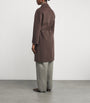 Joseph Brown Wool-Cashmere Costa Coat
