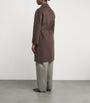 Joseph Brown Wool-Cashmere Costa Coat