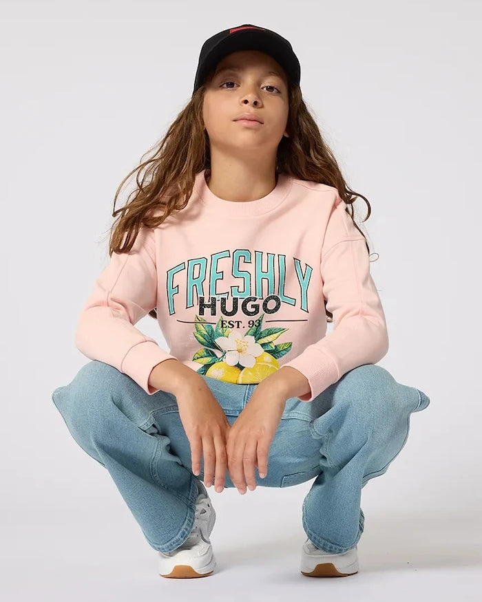 Çocuk HUGO sweatshirt