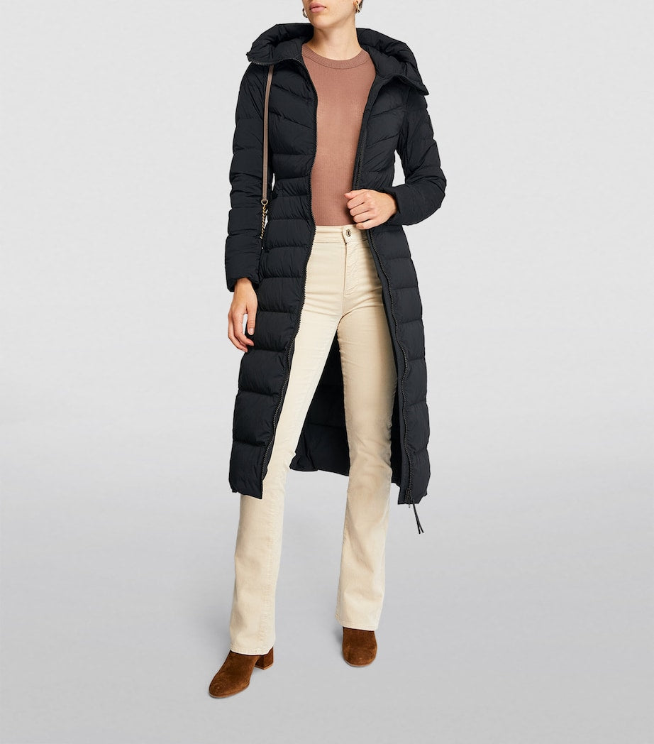 Canada Goose Black Down-Filled Clair Long Coat