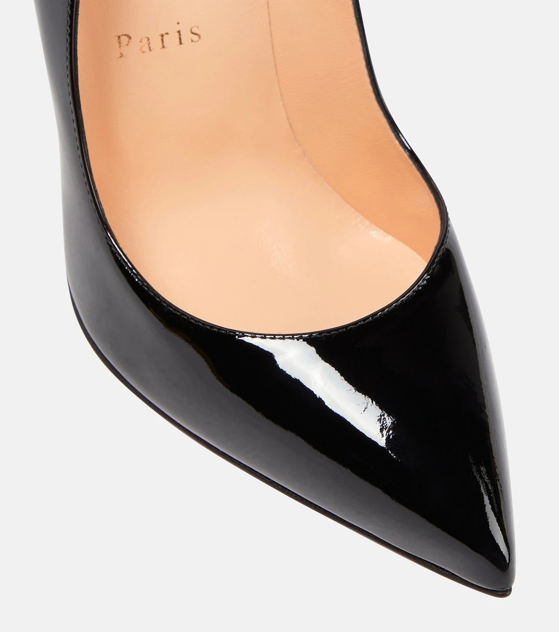 Christian Louboutin - Hot Chick 100 patent leather pumps