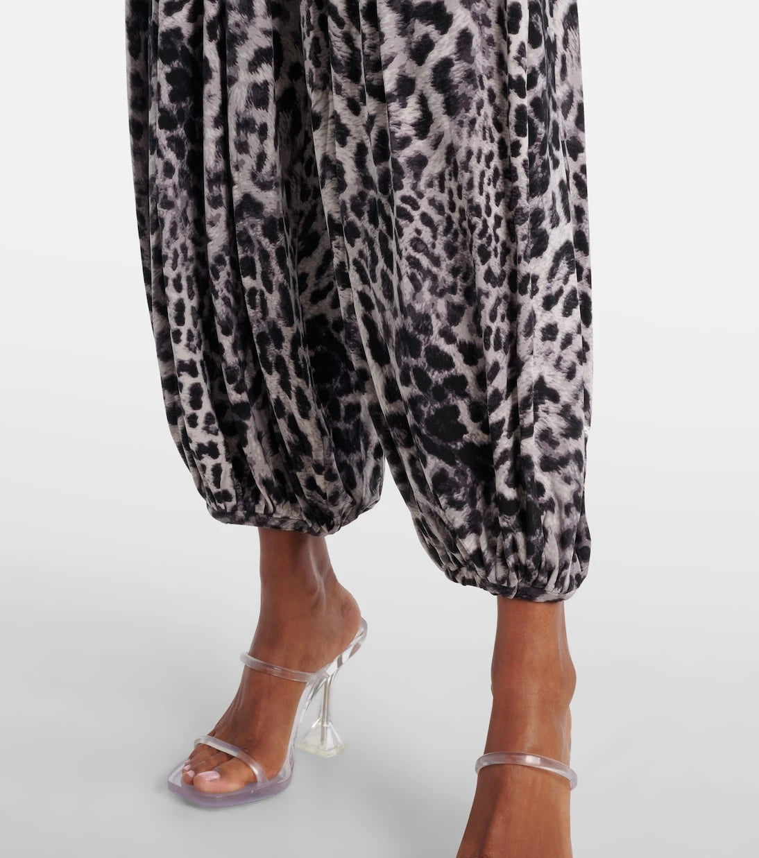 Norma Kamali - Kenny leopard-print jumpsuit