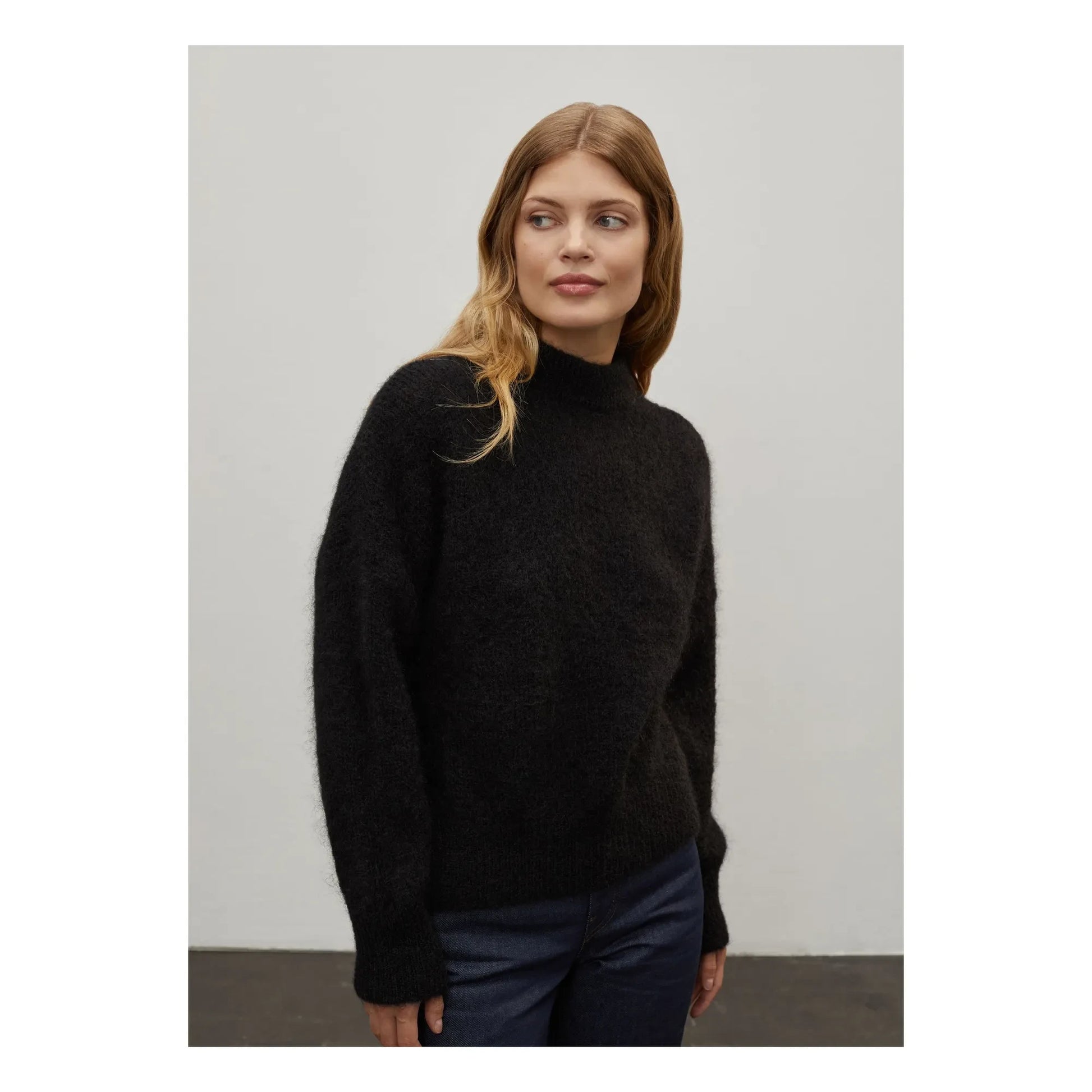 Surprise Paris - Jane Super Kid Mohair sweater | Black