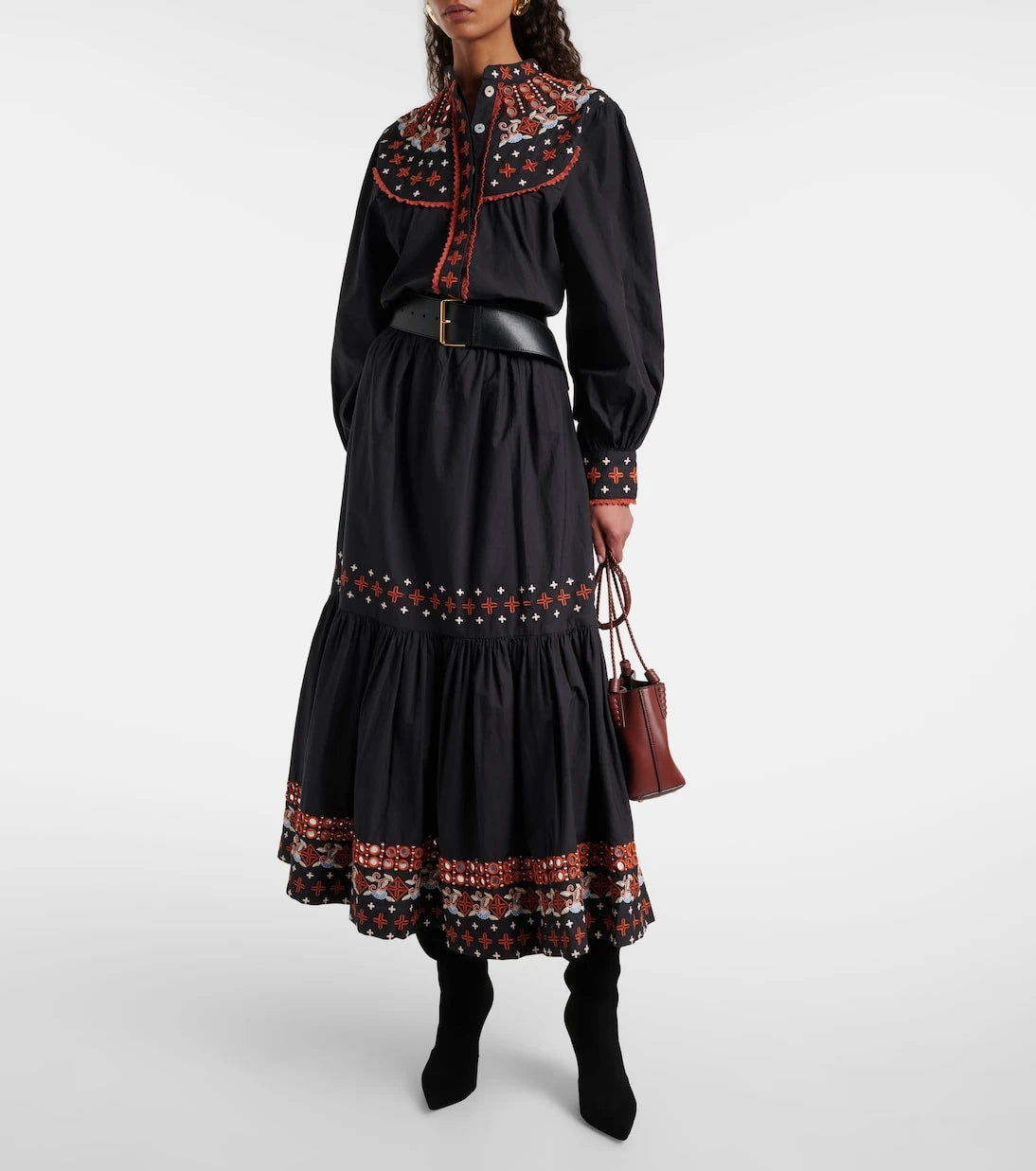 Farm Rio - Embroidered cotton shirt