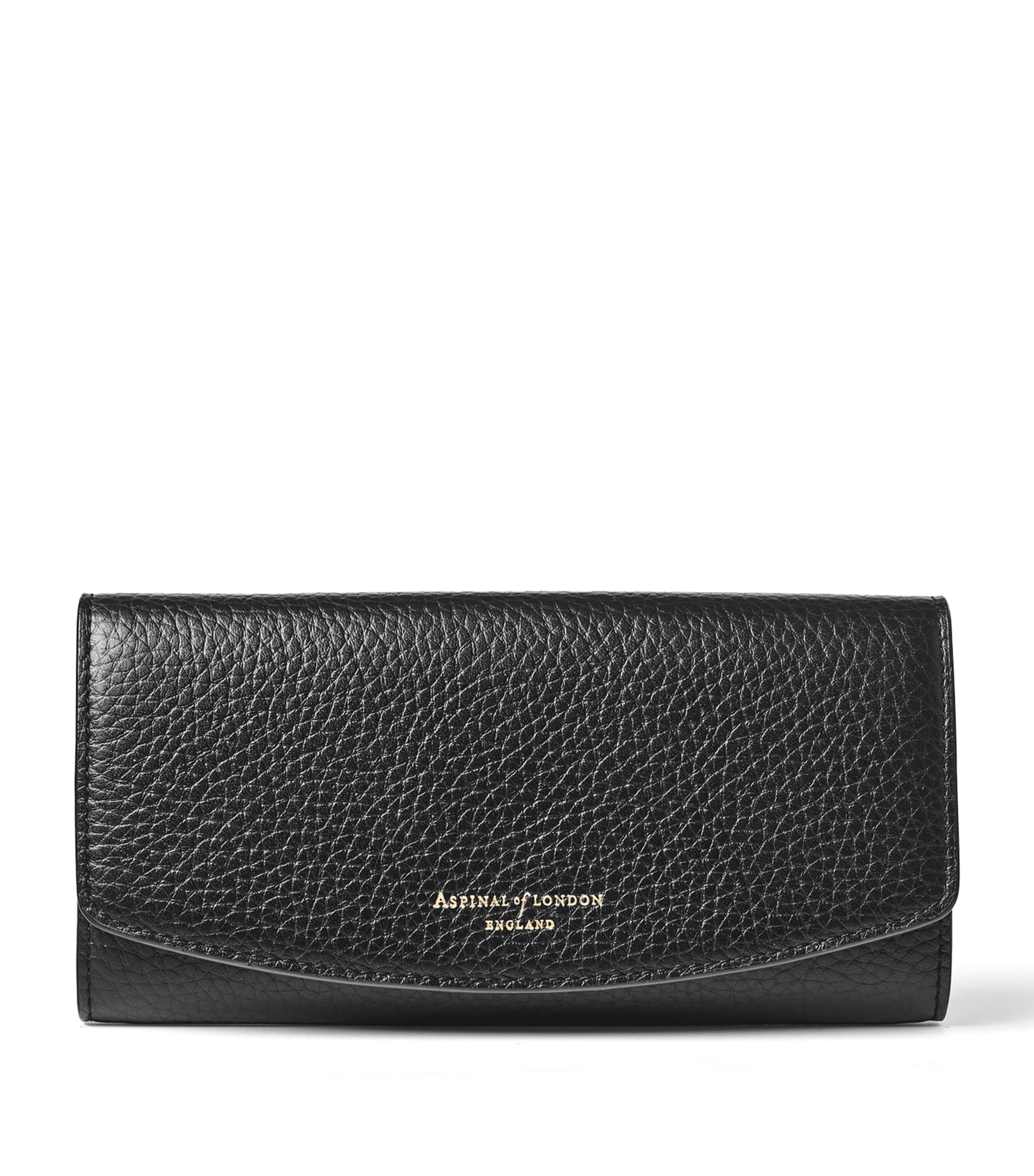 Aspinal Of London Black Leather Essential Wallet