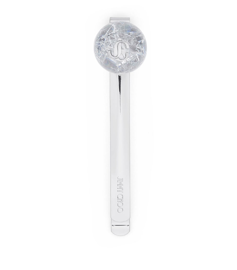 Jimmy Choo Silver Crystal-Embellished Hair Slide