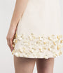 Self-Portrait Ivory Crepe Sequinned Mini Dress
