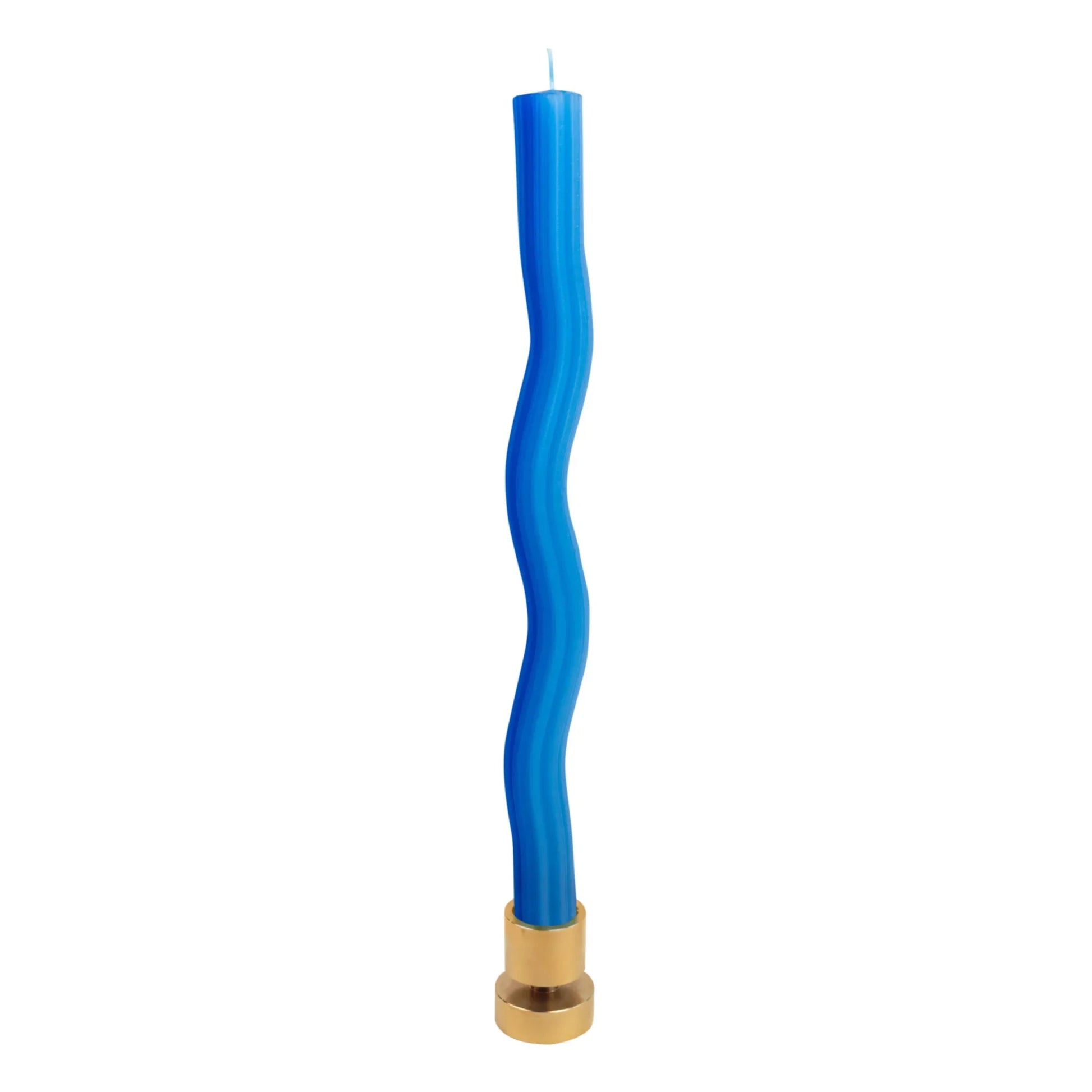 Lex Pott - Wiggle Candles - Set of 2 | Blue
