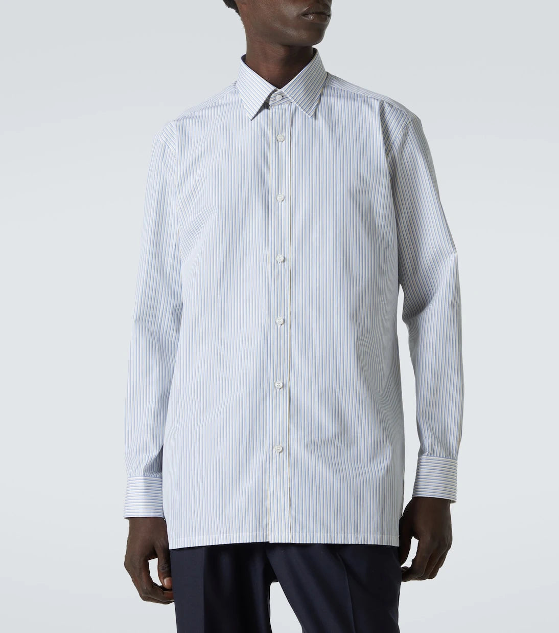 Charvet - Striped cotton shirt