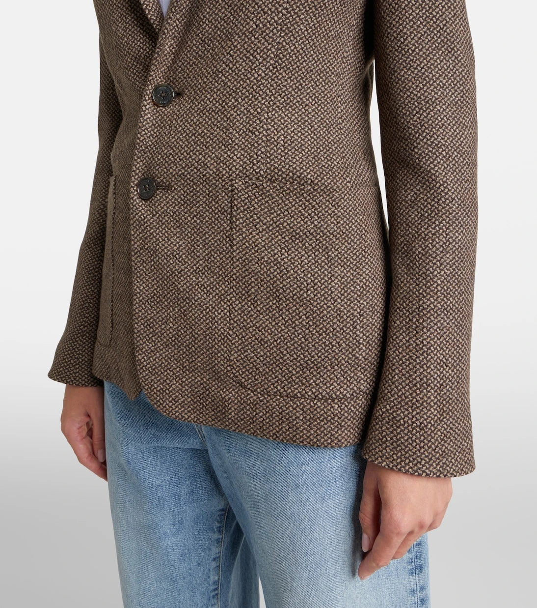 Ralph Lauren Collection - Hailey wool, silk, and cashmere blazer