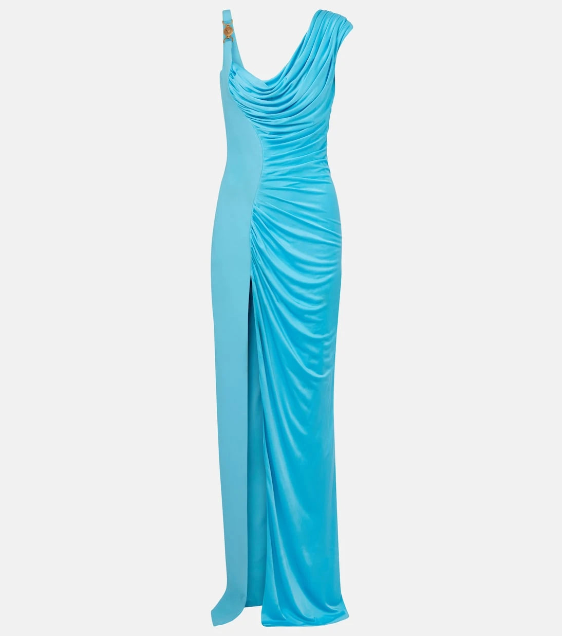Versace - Medusa draped gown