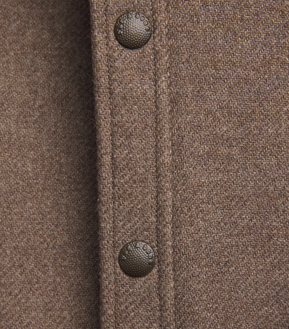 Brown Wool Chelsea Overshirt