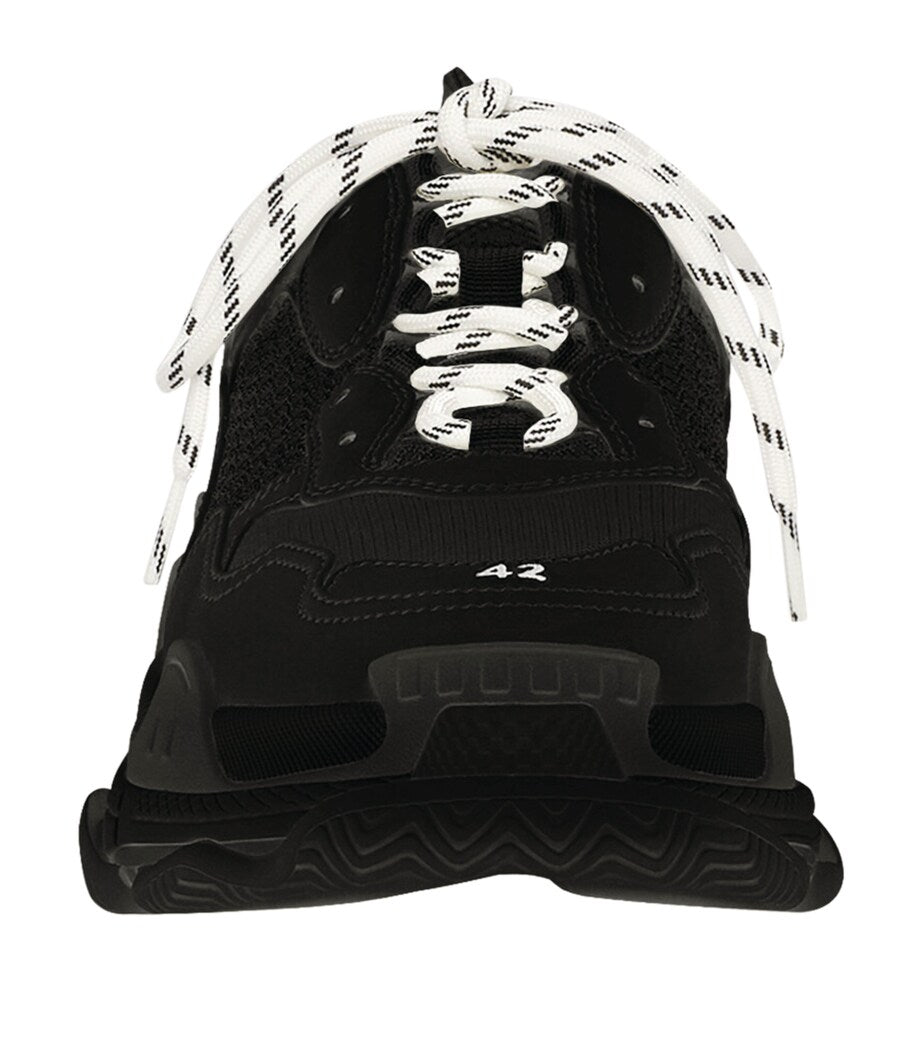Black Triple S Sneakers