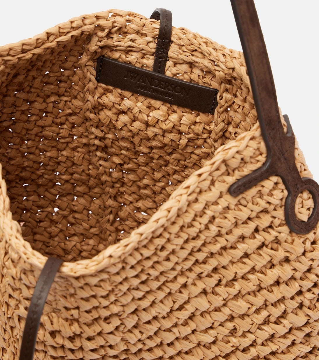 JW Anderson - Bulb Small raffia bucket bag