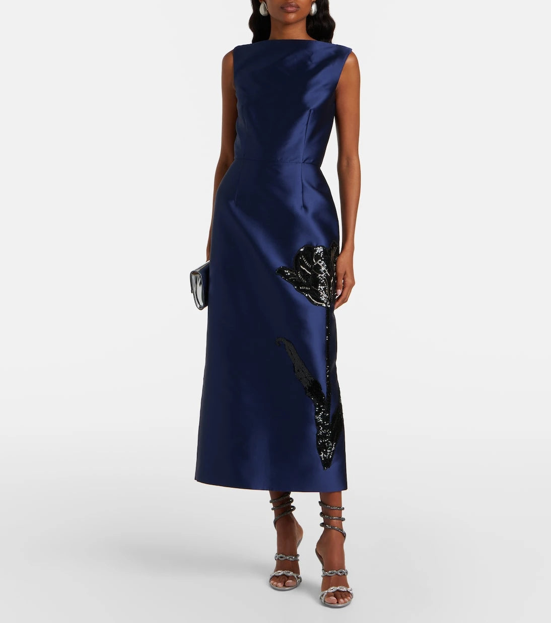 Rene Caovilla - Cleo embellished satin sandals