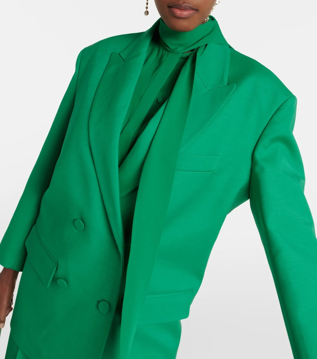 Valentino - Crêpe Couture double-breasted blazer