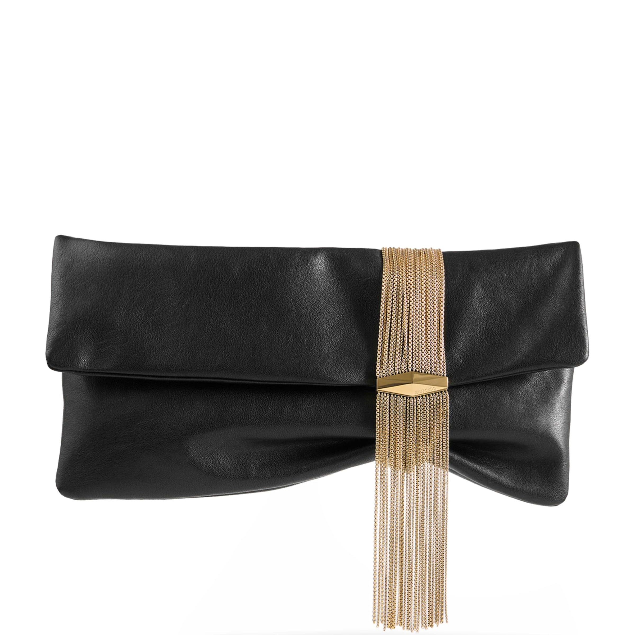 Jimmy Choo Multi Zandra Biker Leather Clutch Bag