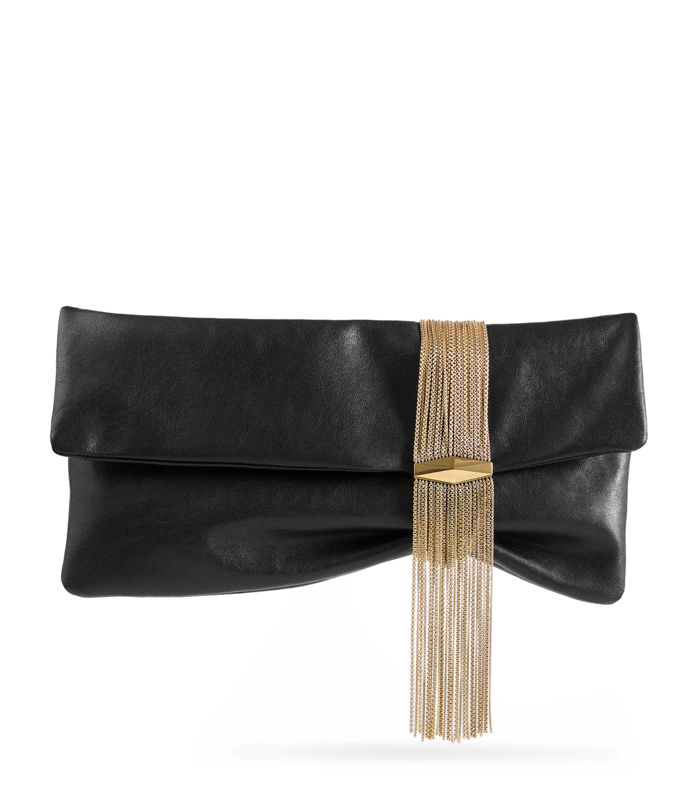 Jimmy Choo Multi Zandra Biker Leather Clutch Bag