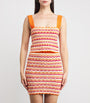 ESCVDO Orange Crochet Wayra Crop Top