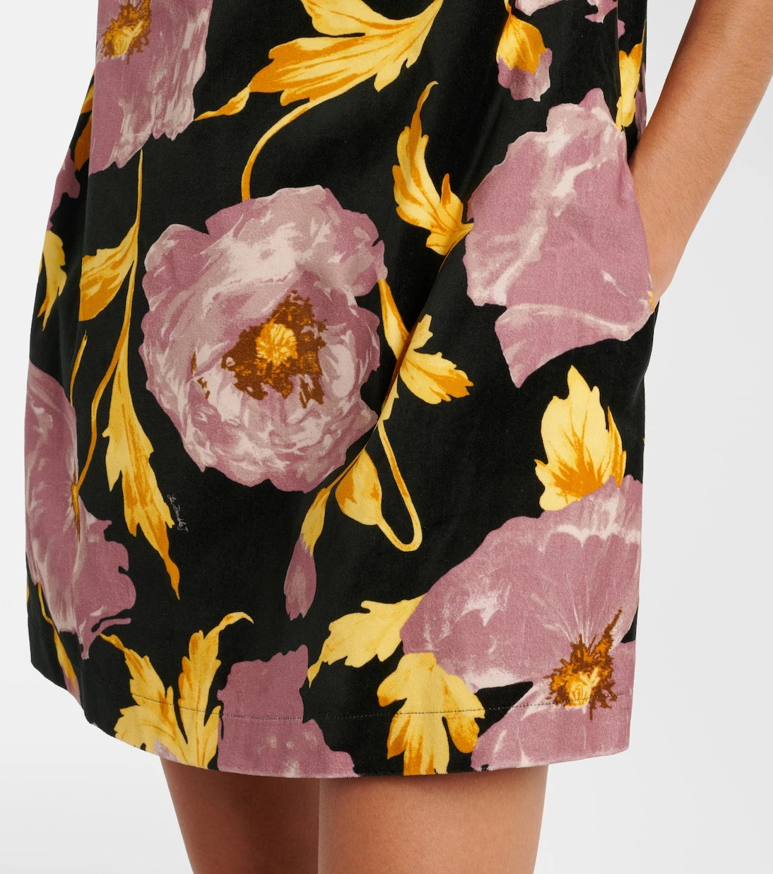 La DoubleJ - Mini Swing floral cotton minidress