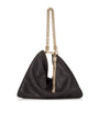 Jimmy Choo Black Leather Callie Clutch Bag