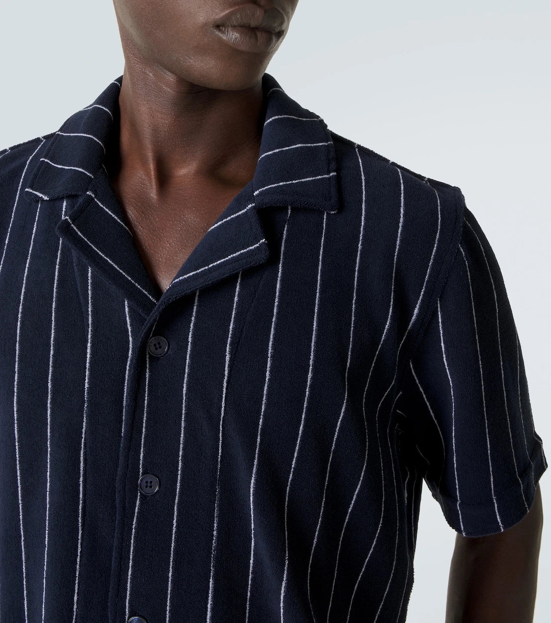 Orlebar Brown - Hawkin striped cotton terry shirt