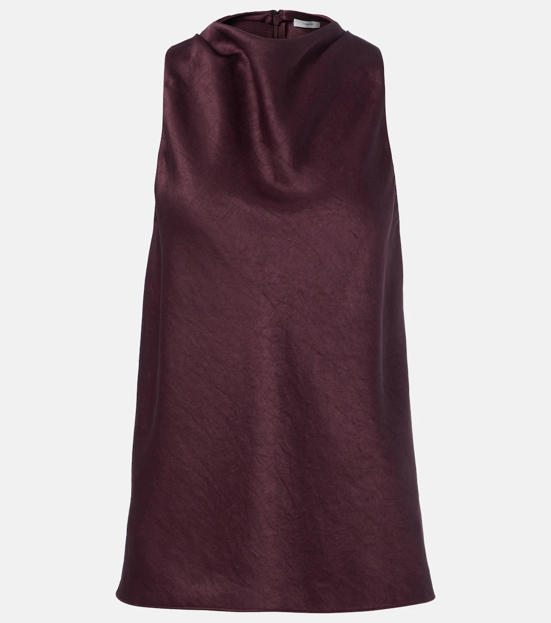 Vince - Draped satin top