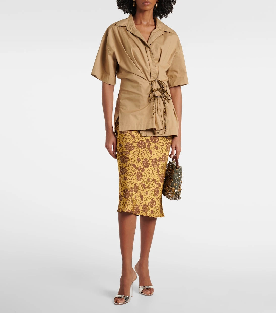 Paris Texas - Lidia 105 mirrored leather mules