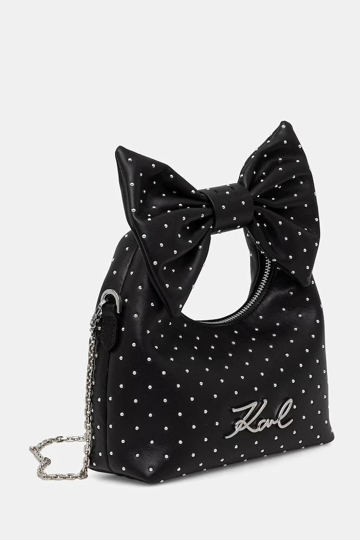 Karl Lagerfeld kadın suni deri crossbody çanta