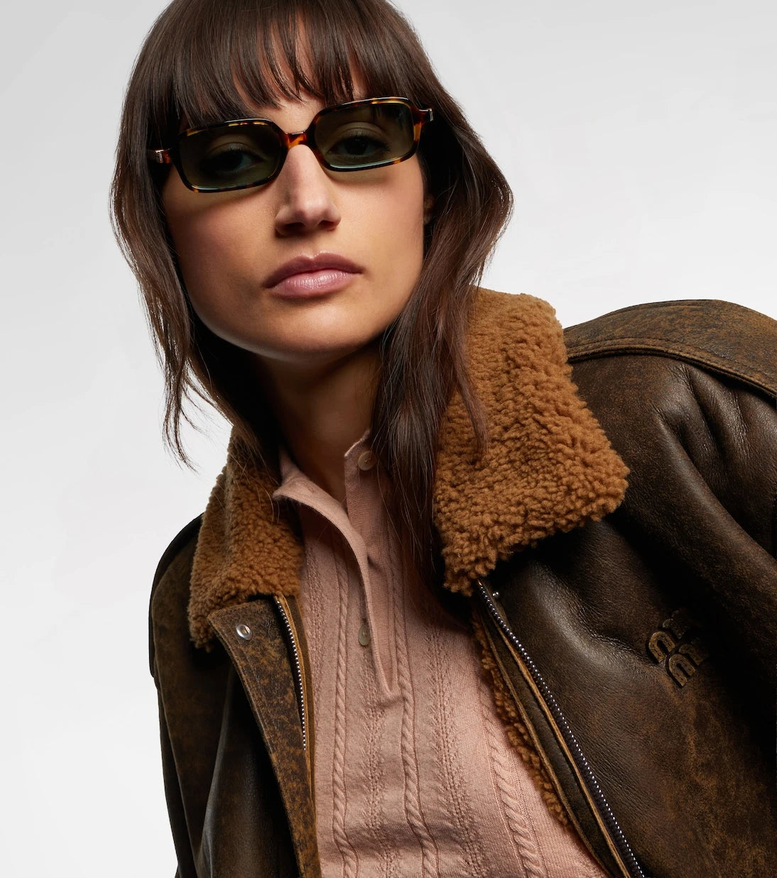 Miu Miu - Miu Regard rectangular sunglasses