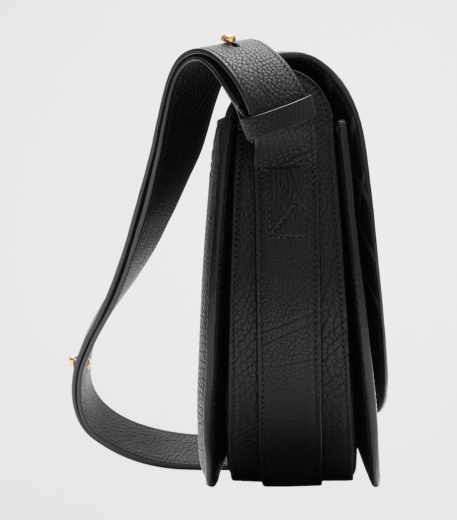 Black Leather Rocking Horse Bag