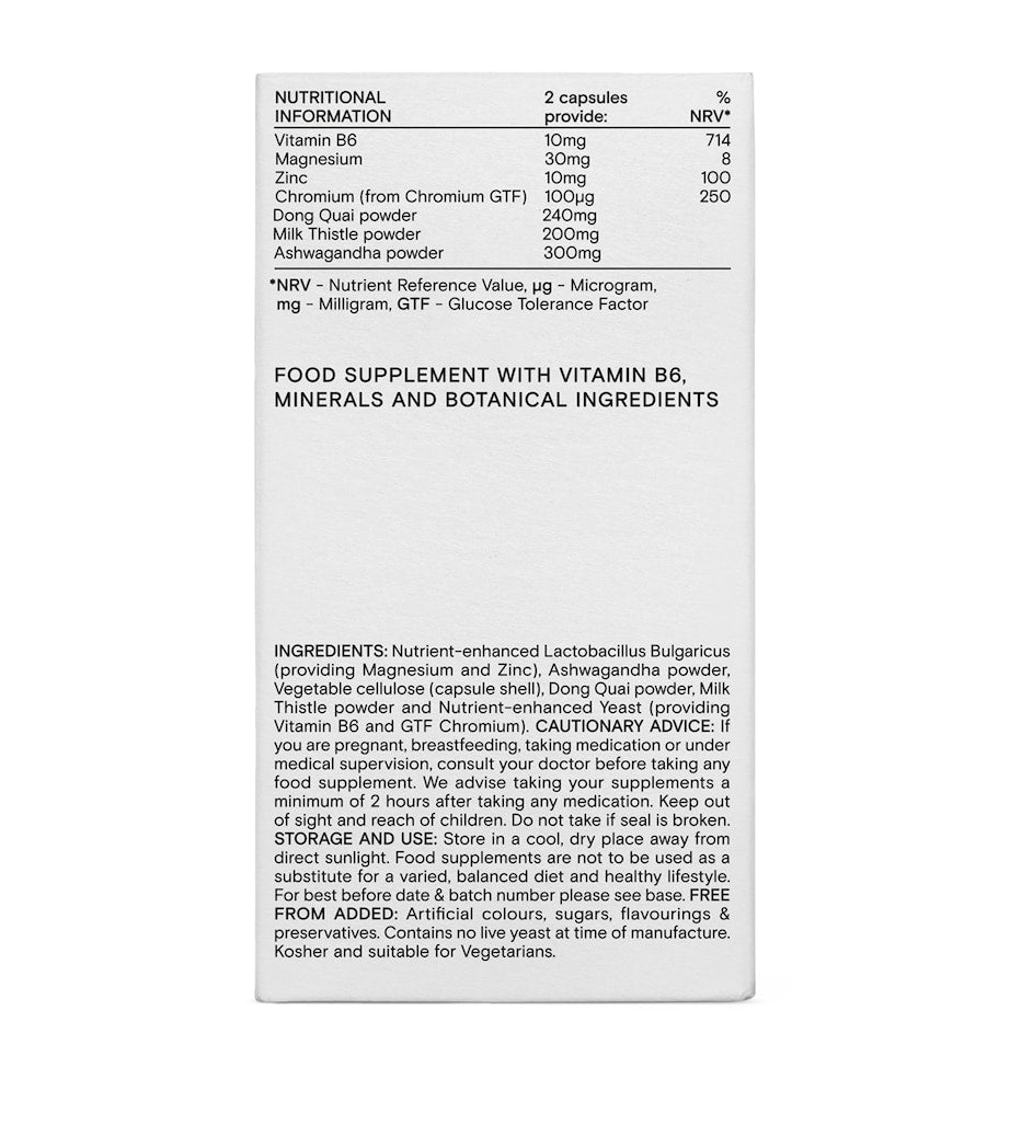 Wild Nutrition Bespoke Woman Food-Grown Premenstrual Support (60 Capsules)