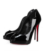 Christian Louboutin Hot Chick Alta Patent Leather Peep Toe Pumps 100