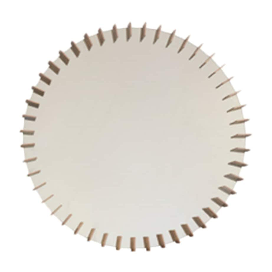 Roche Bobois Bronze-Oak Turbine Wall Mirror