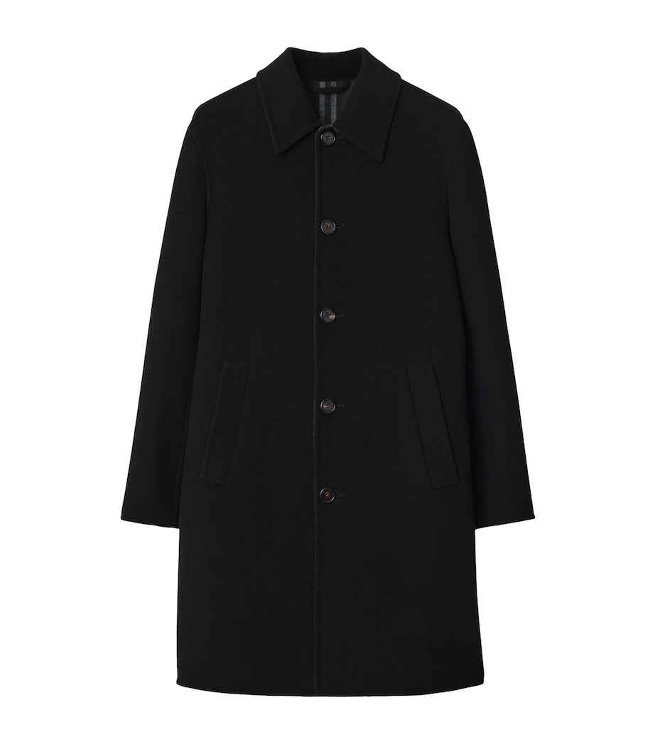 Burberry Wool Mid-Length Car Coat